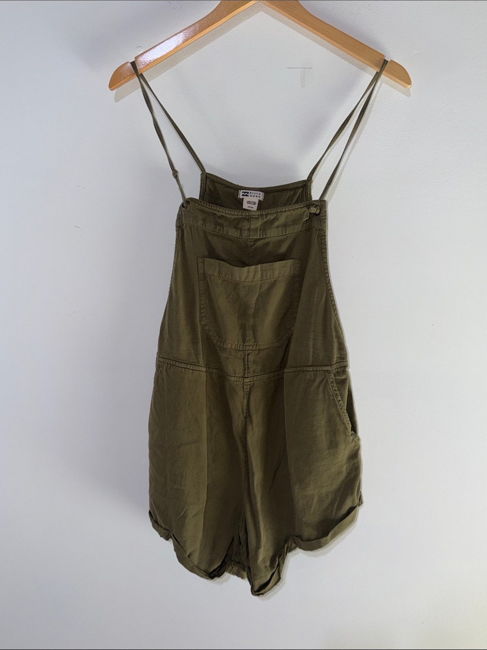Billabong Olive Green Short Overalls beach coverup size xsmall